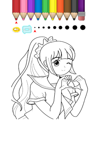 Kids Coloring Book - Princess Hokkaido screenshot 2