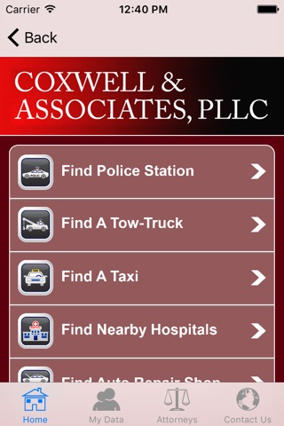 Coxwell & Associates Accident App screenshot 3