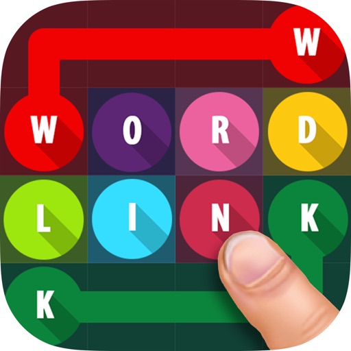 Words Connect Legend - Matching Two Pair Letters In Dots With Line icon