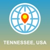 Tennessee, USA Map - Offline Map, POI, GPS, Directions