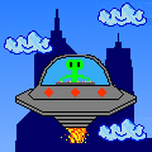 Pixel UFO Icon