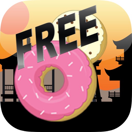 Donut Klopper Gratis - Zerteile die Donuts wie ein Ninja iOS App