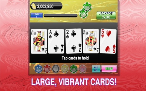 Acey Deucey Three of a Kind Video Poker PRO edition screenshot 3