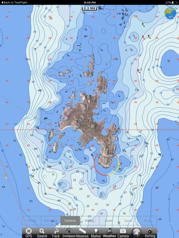 Strait of Bonifacio HD charts screenshot 4