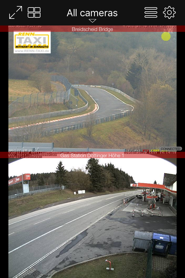 Nürburgring Cameras