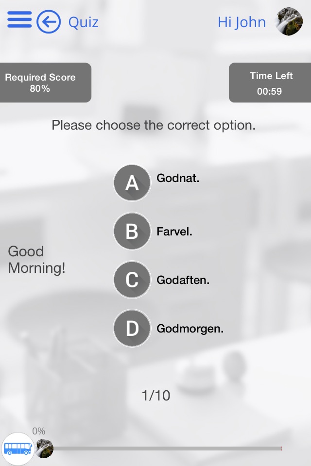 Learn Danish via Videos by GoLearningBus screenshot 4