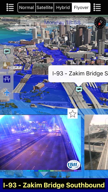 Massachusetts/Boston NOAA Radar with Traffic Cameras 3D