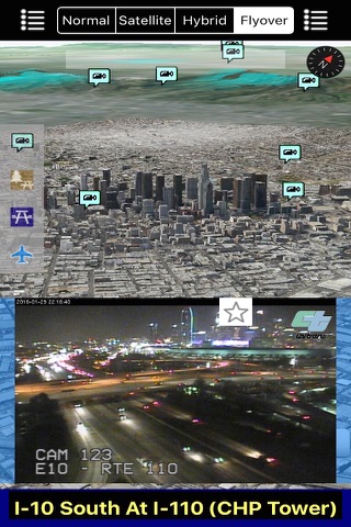 California NOAA Radar and Traffic Camera 3D screenshot 4