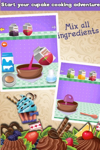 Crazy Cupcakes Maker Cooking games screenshot 2