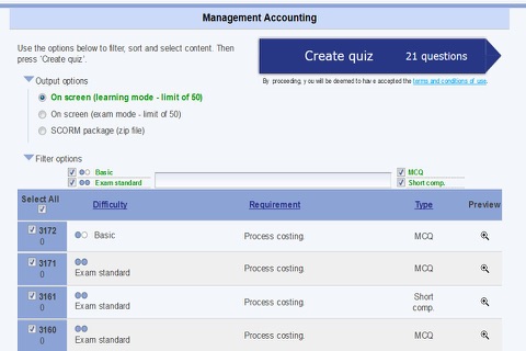 CPA Ireland Management Accounting screenshot 2