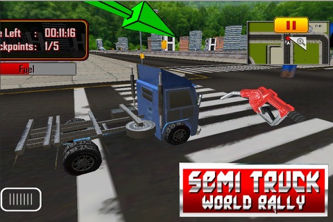 Semi Truck World Rally - ( 3D Racing Game ) screenshot 4
