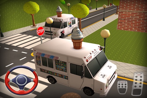 Ice Cream Delivery Truck Sim 3D screenshot 4