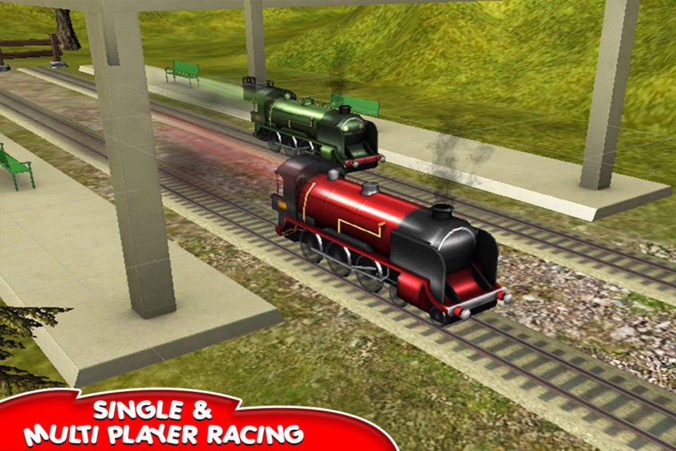 Kids Train Racing: Race Train Engine With Friends screenshot 2