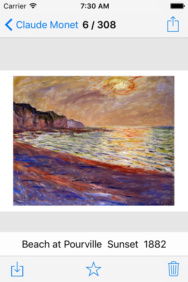 Claude Monet 308 Paintings Pro screenshot 2
