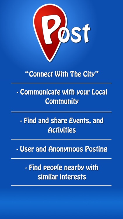 Post - Local and Global Social Network screenshot-4