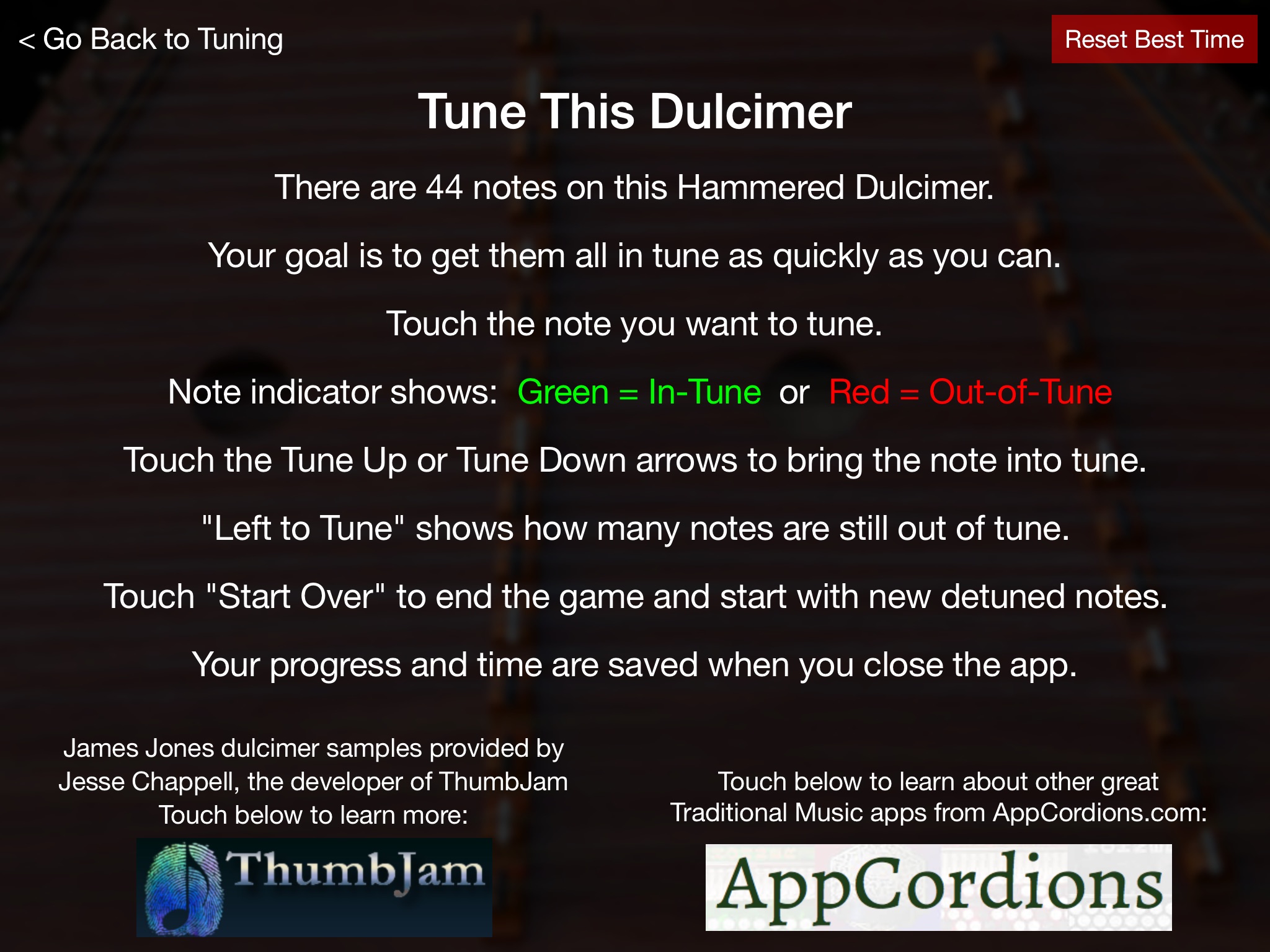 Tune This Dulcimer - The World's Most Annoying Musical Game screenshot 4