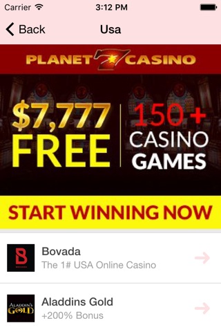 Best Mobile Casinos - Real Money Online Casino, Slots and Gambling Games screenshot 2