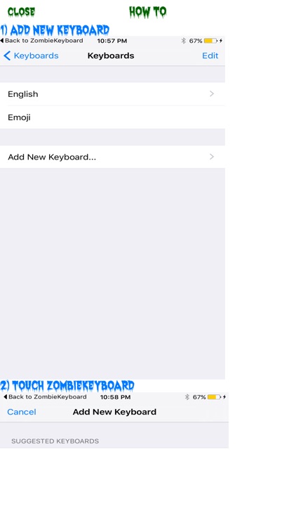 Zombie Emoji Keyboard