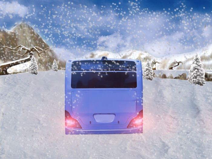 Offroad Snow Hill Bus Drive 3D -  Enjoy Tourist Driving Adventure 2016