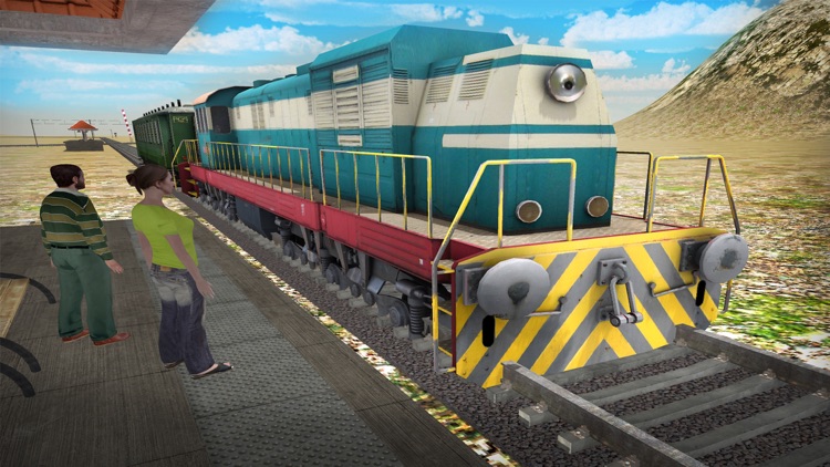 Train Driver Simulator 3D - Real Locomotive Passenger Train Driving Test Game