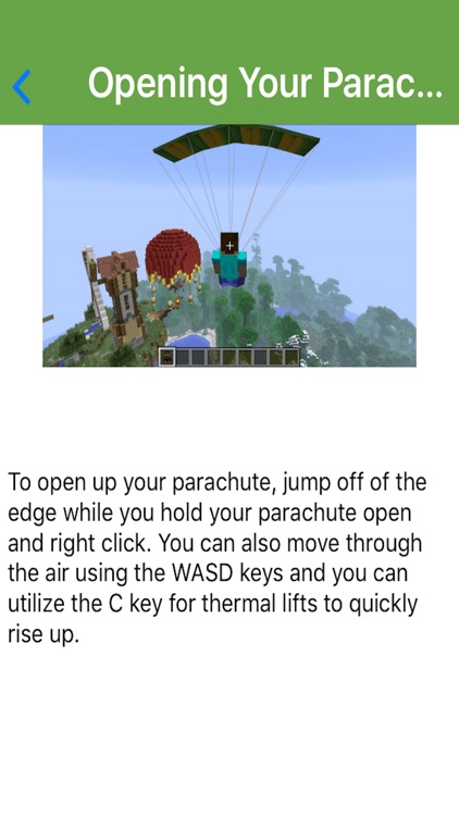 Parachutes For Minecraft Edition PC