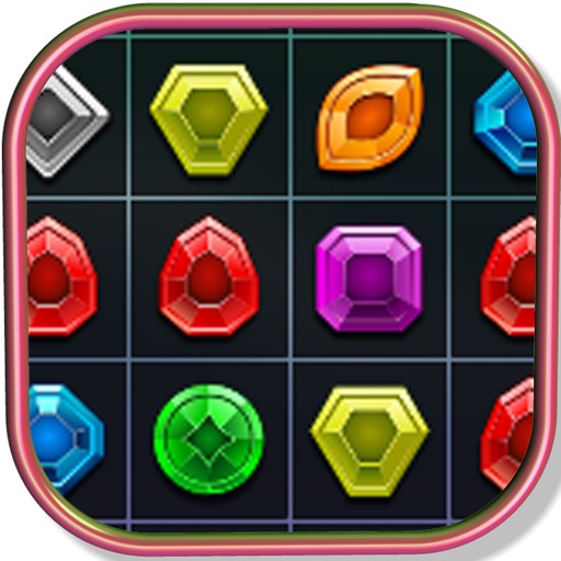 Crystal Match 3 Puzzle Game For Kids Icon