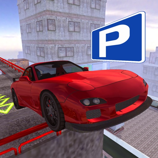 3D Hollywood Roof Top Stunt Parking - Real Car Driving Simulator Game PRO icon