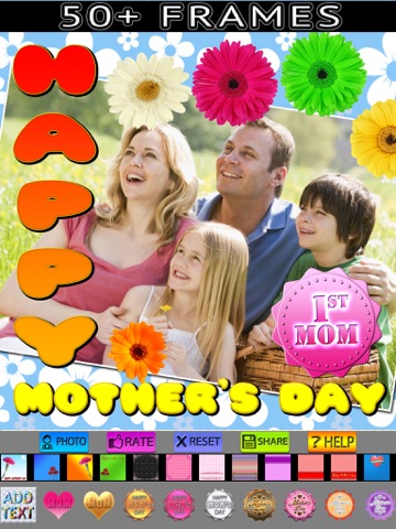 Happy Mother's Day Picture Frames and Stickersのおすすめ画像1