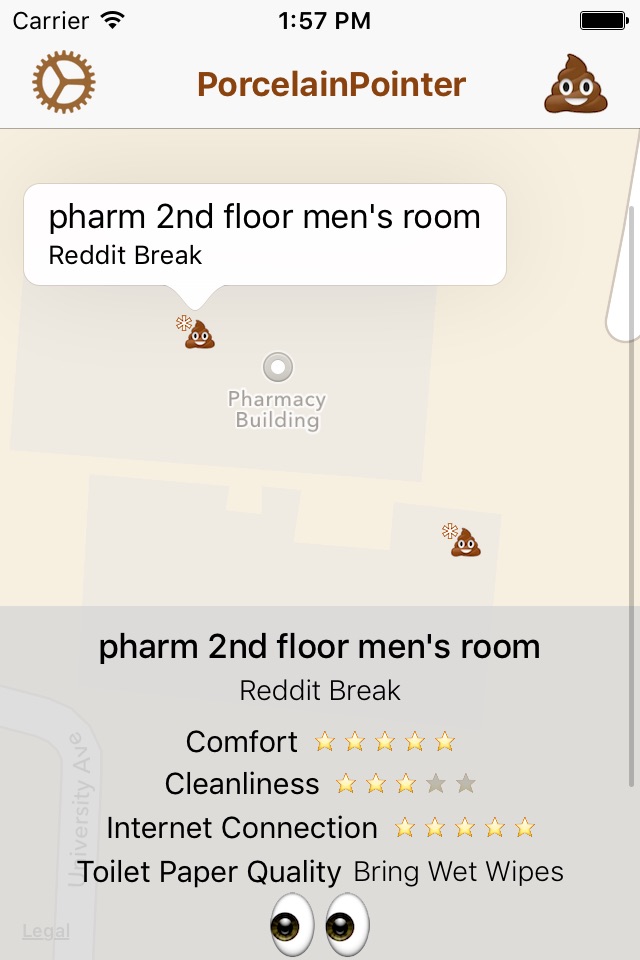 PooReview - Find cleanest restroom nearby screenshot 3