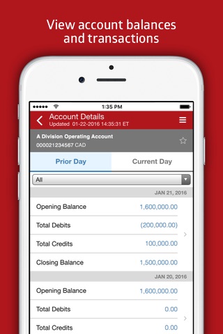 CIBC Mobile Business screenshot 2