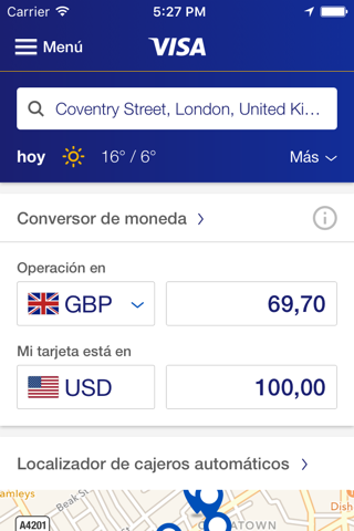 Visa Travel Tools screenshot 3