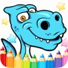 The Cute dinosaur Coloring book ( Drawing Pages ) 2 - Learning & Education Games  Free and Good For activities Kindergarten Kids App 4