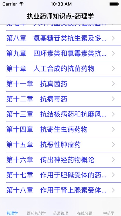 执业药师知识点大全:药理学|西药药剂学|药事管理与规范|中药学|在线习题-2016最新 screenshot-3