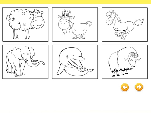 printable animal coloring worksheets for pre k kindergarten on the app store