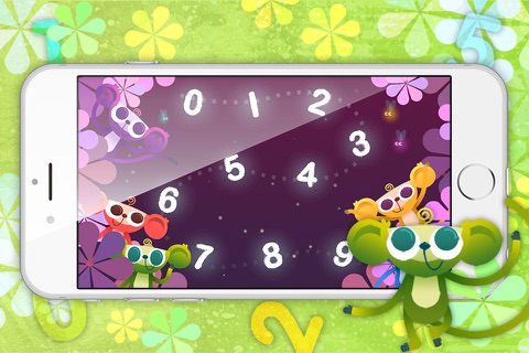 Five Monkeys 123: Kids Learn to Write Numbers screenshot 2