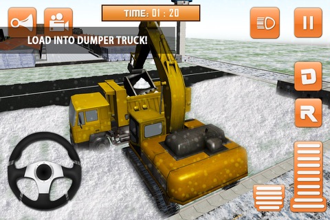 Real Airport Snow Plow Winter Truck Driving 3D screenshot 3