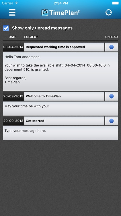 TimePlan Employee App screenshot-4
