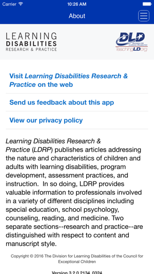 Learning Disabilities Research & Practice(圖2)-速報App