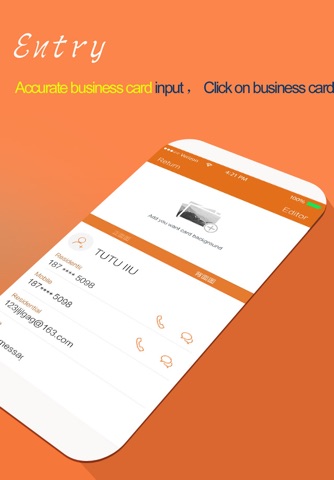 Business card scanner--Wecard screenshot 4