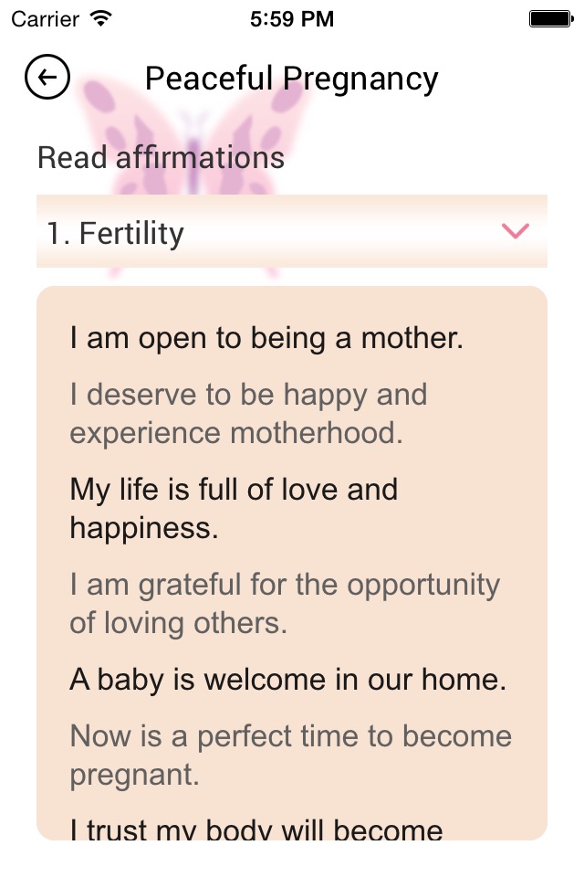Peaceful Pregnancy: Easy Birth screenshot 3