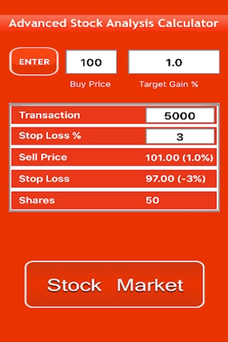 Advanced Stock Analysis Calculator screenshot 2