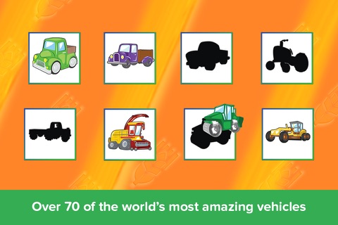 Kids Puzzles - Trucks Diggers and Shadows - Early Learning Cars Shape Puzzles and Educational Games for Preschool Kids screenshot 4