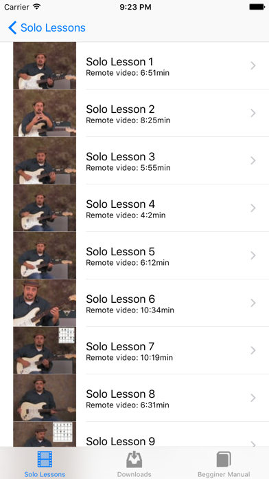 Solo Guitar Lessons Screenshot 2
