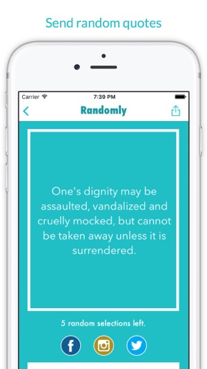 Randomly - Send random photos and quotes(圖3)-速報App