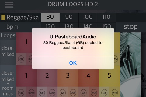 Drum Loops HD 2 screenshot 3