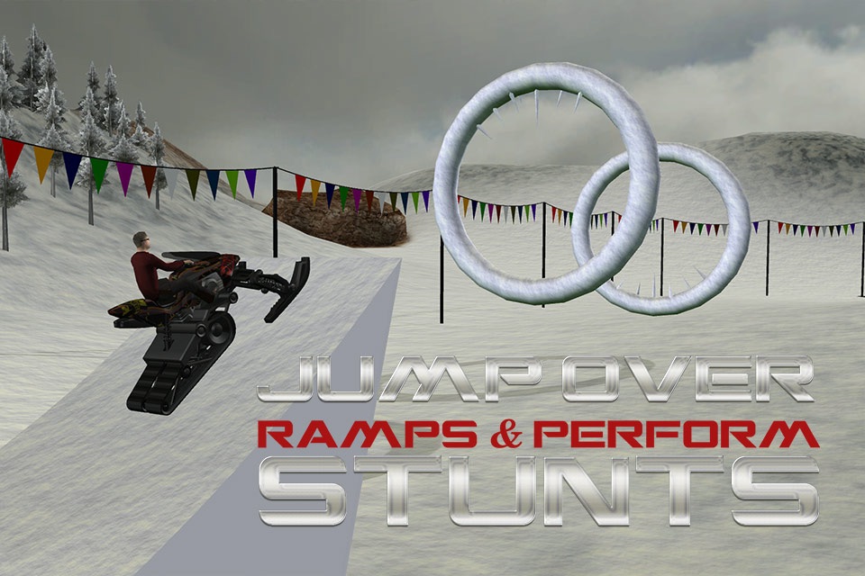 Snowmobile Driver – Extreme snow bike riding & racing simulator game screenshot 4