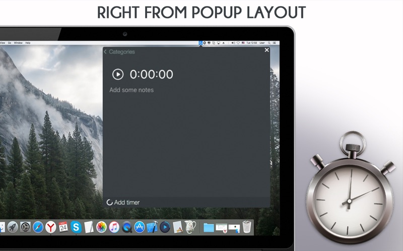 Work Time Monitor - Easy Tray Timer thumbnail 3