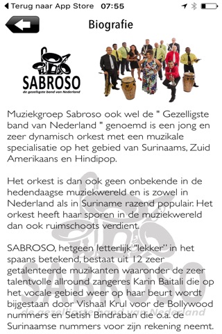 Muziekgroep Sabroso screenshot 2