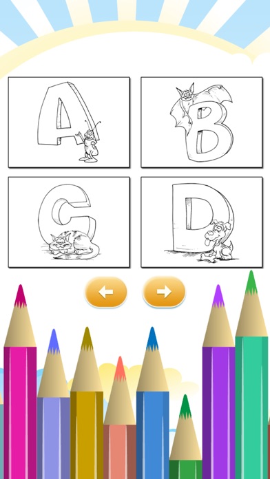ABC Alphabet Coloring Books for Kindergarten & Preschool 1.0 IOS -