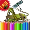 Coloring Book Insects Free